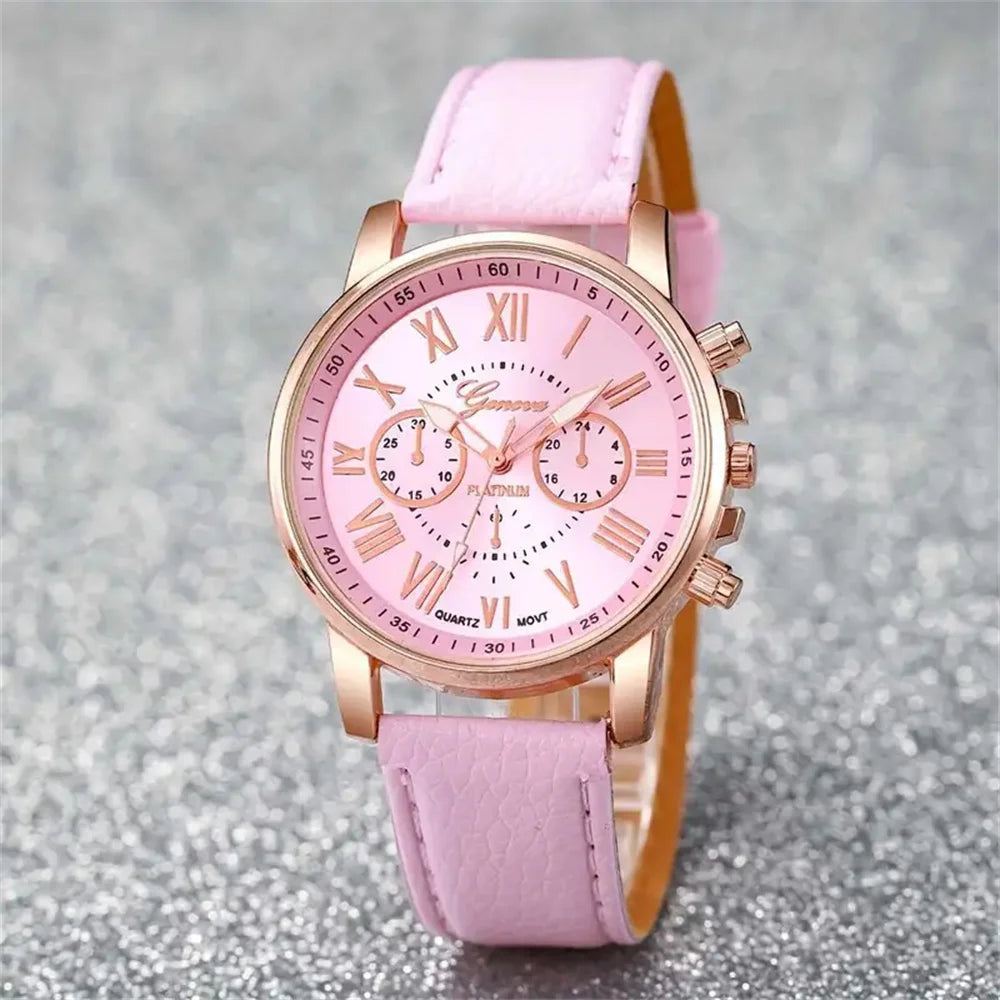 Valéria Six – A Refined Six-Piece Quartz Watch & Jewelry Collection with Timeless Feminine Detail