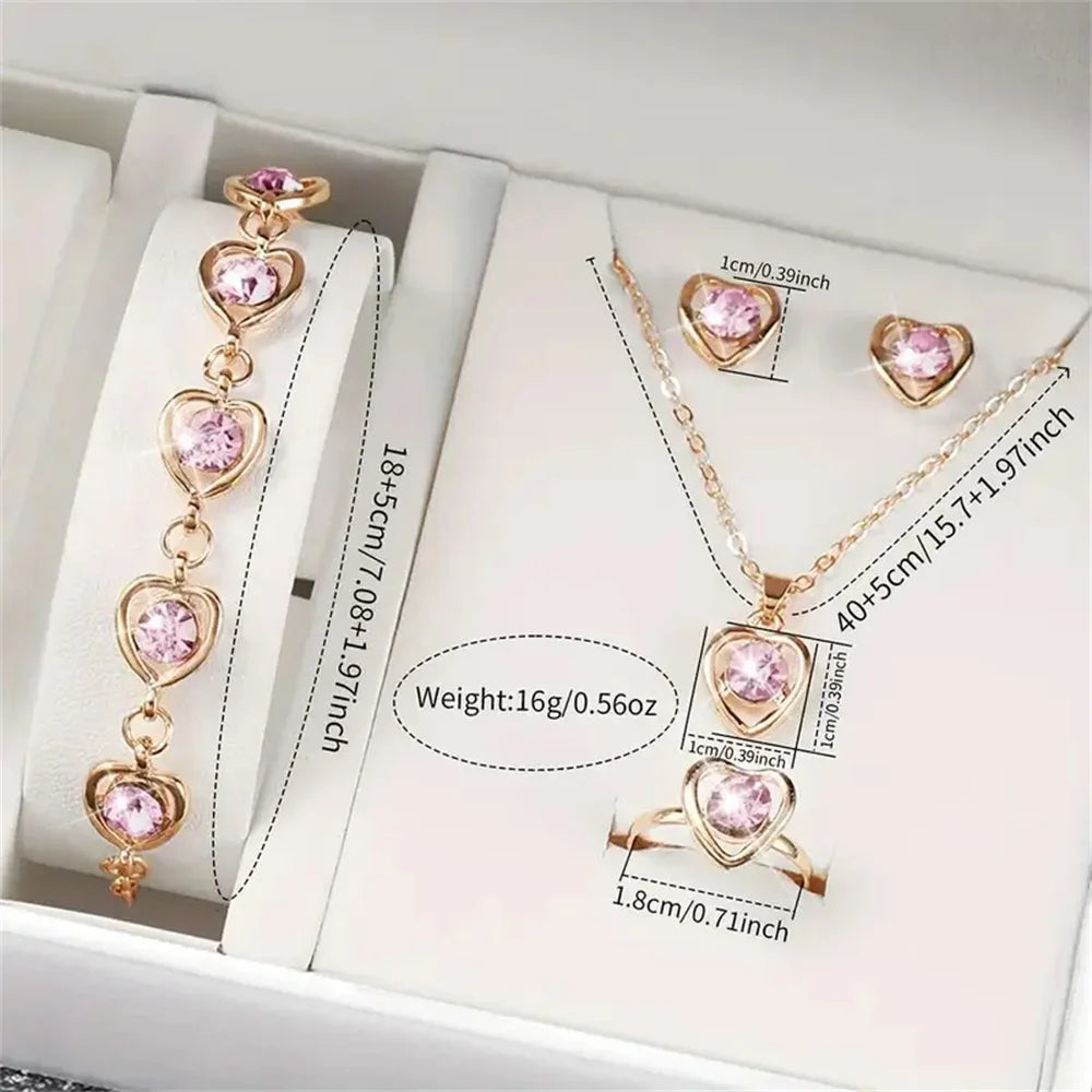 Valéria Six – A Refined Six-Piece Quartz Watch & Jewelry Collection with Timeless Feminine Detail