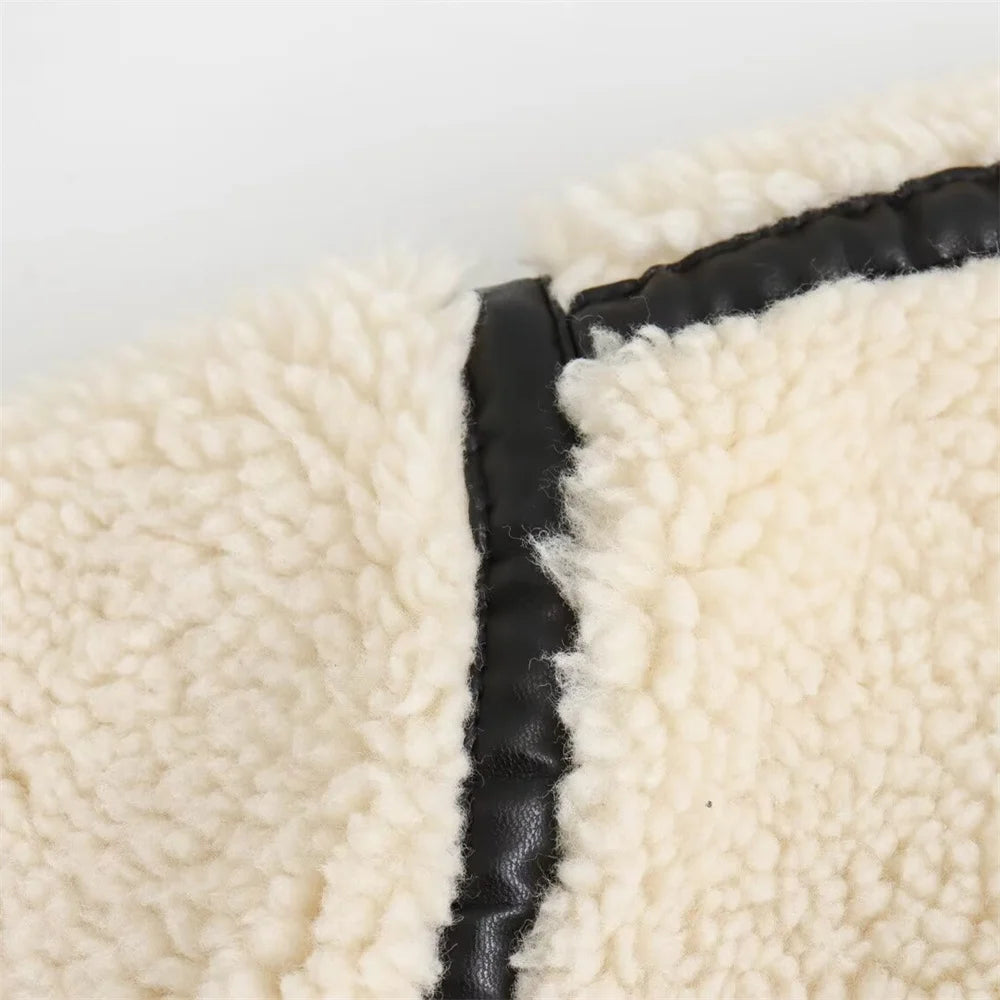 FurVantage Jacket – European-Inspired Moto Silhouette with Integrated Faux-Fur Detailing