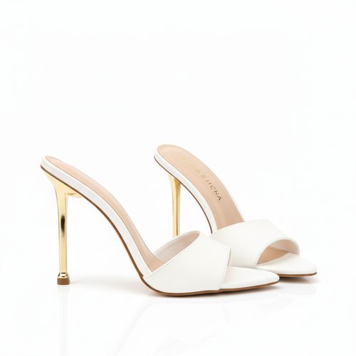 Serpentina Luxe Heels – Snake-Print Strappy Mules with a Sleek Pointed Peep-Toe Silhouette