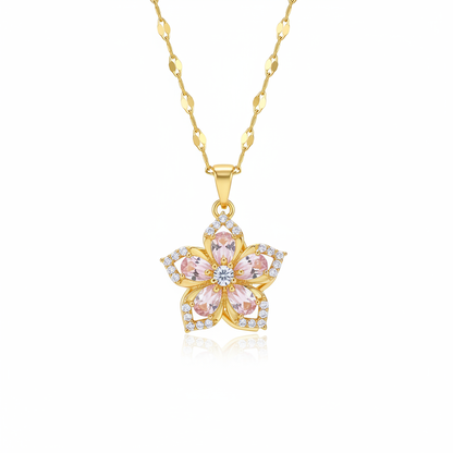 LunaFlower - Necklace With Rotating Petals