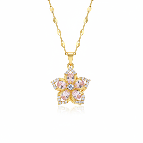 LunaFlower - Necklace With Rotating Petals