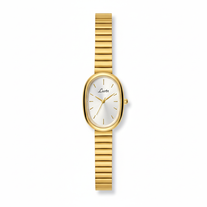 GoldVerre Watch – Vintage-Inspired Quartz Timepiece with an Elegant Gold Bracelet