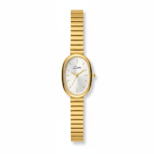 GoldVerre Watch – Vintage-Inspired Quartz Timepiece with an Elegant Gold Bracelet
